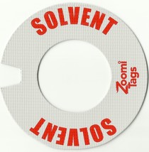 ZoomiTags SOLVENT can ID LABEL Tag alcohol ketone acetone Container zoom... - $323.75 MXN