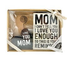 Primitives by Kathy Gift for Mom Box Sign &amp; Photo Holder Sign 4.5 x 3 NIB - £9.38 GBP