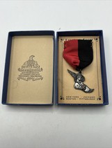 DIEGES CLUST 925 Sterling Silver Vintage 1941 Nike Wing Foot Medal Cloth... - £39.56 GBP