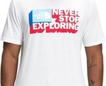 The North Face Americana Tri-Blend Short Sleeve Tee in TNF White Heather... - $20.99