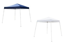 3 x 3M EZ Pop-Up Canopy Party Tent w Carry Bag Slant Leg Wedding Folding Gazebo - £55.30 GBP