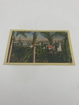Vintage lithograph postcard The Business Section Of Hollywood California 1940s - £11.16 GBP
