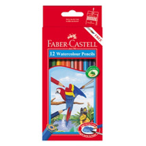 Faber-Castell Coloured Watercolour Pencil 12pcs - £26.38 GBP