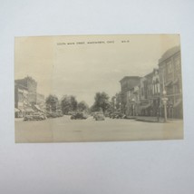 Postcard Wadsworth Ohio South Main Street Photo Vintage Litho Print UNPOSTED - £4.47 GBP