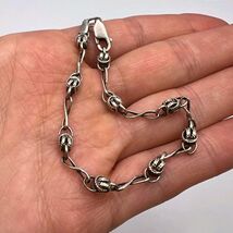 Vintage Dainty Sterling Silver Bracelet - 925 Solid Silver Women's Chain... - $150.00