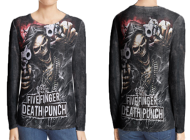 5 finger death punch T-Shirt Long Sleeve For Women - £17.22 GBP