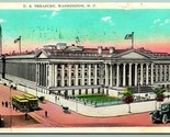 US Treasury Building Washington DC 1926 WB Postcard H13 - $3.91