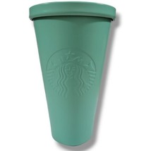 Starbucks Tumbler 2015 Stainless Steel Tumbler Cup Blue 16 fl oz No Straw Dented - $39.59