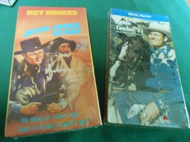 2 Vhs Gene Autry Public Cowboy #1 &amp; Roy Rogers Jesse James &amp; Free &quot;Elvis&quot;King - £11.85 GBP