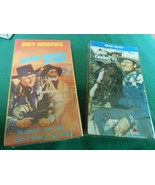 2 VHS  GENE AUTRY Public Cowboy #1 &amp; ROY ROGERS Jesse James &amp; FREE &quot;Elvi... - £11.89 GBP