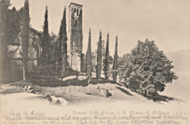 Lago Di Como Avanzi Della Chiesa Di S.Maria Di Bellagio~1900s Photo Postcrd - £8.92 GBP