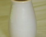 Stoneware Art Pottery Vase Vintage Decorative Off White - $19.79