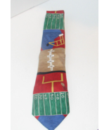 Football Pattern Necktie Designed by Save the Children Austin Age 12 Tou... - $9.88