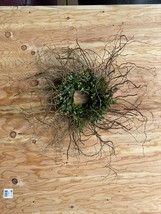 Wreath curly willow, Wreath Boxwood, handmade Wreath, Country Home Decor... - $75.00+