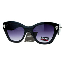 Skull Studded Womens Sunglasses Thick Oversized Butterfly Frame - £13.77 GBP+