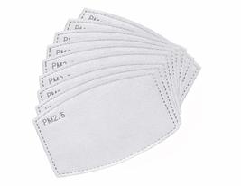 Adult PM2.5 Activated Carbon Filter Insert 5 Layers Replacement Anti Haz... - $112.24 MXN+