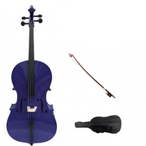 Merano 1/4 Cello，Bag，Bow ~ Purple - £239.24 GBP