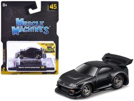 1995-97 Toyota Supra (MK4) Matt Black 1/64 Diecast Model Car by Muscle Machines - $660.78 MXN