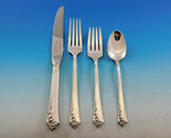 Damask Rose by Oneida Sterling Silver Flatware Set for 12 Service 53 pieces - $2,371.05