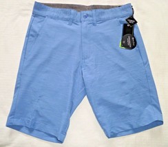 Men&#39;s Burnside Performance Shorts BLUE Stretch Quick Dry UV Poly Blend NWT sz 30 - £20.66 GBP