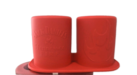 Jack Daniel&#39;s Tennessee Fire Whiskey Silicone Shot Glass Molds (New) - £14.49 GBP