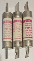 Lot Of 3 Gould Shawmut Tri-onic TR100R time delay 100A 250V Fuse - $24.00