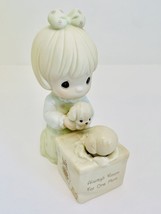 Precious Moments Figurine Always Room for One More Girl with puppies - £15.50 GBP