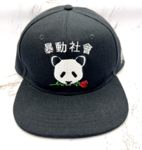 Riot Society Fashion Panda Rose Embroidered Hat Cap Adults - £13.20 GBP