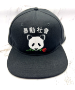 Riot Society Fashion Panda Rose Embroidered Hat Cap Adults - £13.20 GBP