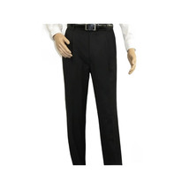 Men Apollo King Double Breasted Formal Business Suit Pleated Pants DM21 Black image 10