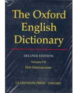 The Oxford English Dictionary Second Edition Volume VII ONLY (Hardcover) - €55,78 EUR