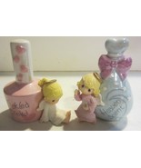 Precious Moments  Heaven Scent &amp; Tickled pink figurines - £34.25 GBP