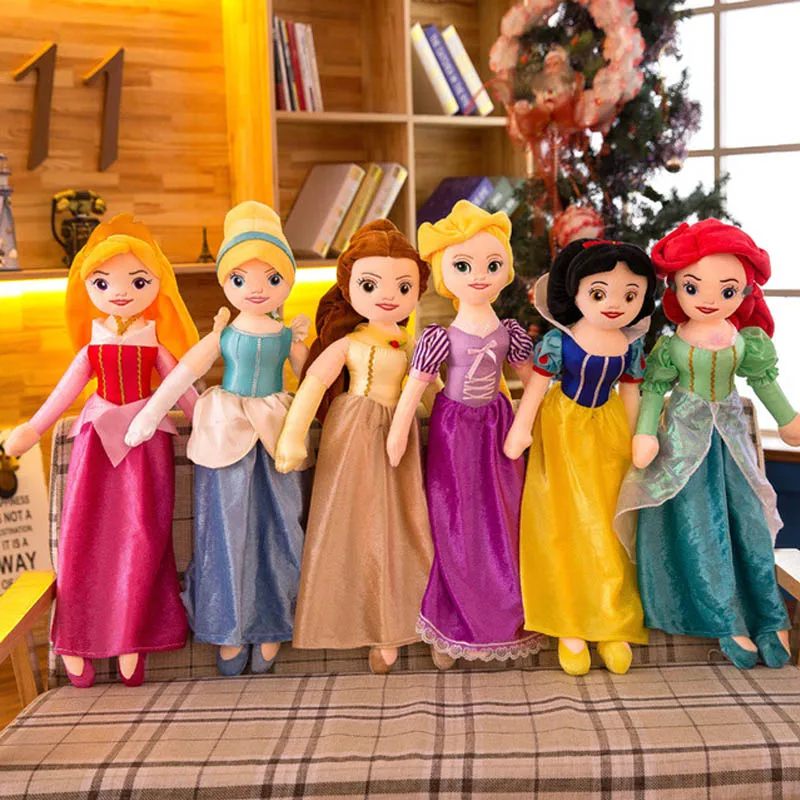 Disney Frozen 55CM Plush Dolls Fashion Gift Sweet Cute Girl Toy Sofia Belle - £49.58 GBP