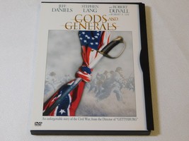Gods and Generals (DVD, 2003) Rated PG13 Drama Jeff Daniels Stephen Lang ! - £10.34 GBP