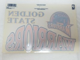 Decal Static Cling 1990s NBA Golden State Warriors Vintage  - £14.91 GBP