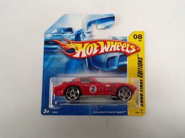 Hot Wheels 2008 First Editions Corvette Grand Sport Red 008 L9923 - $9.99