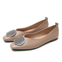 Classic single shoe female fairy wind flat shoes spring new water drill head sha - £37.42 GBP