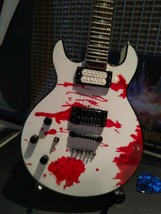 ZACKY VENGEANCE (A7X)-Schechter Blood Splat 1:4 Scale Replica Guitar~Axe... - $31.68