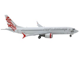 Boeing 737 MAX 8 Commercial Aircraft &quot;Virgin Australia&quot; White with Red Tail Gra - £38.75 GBP