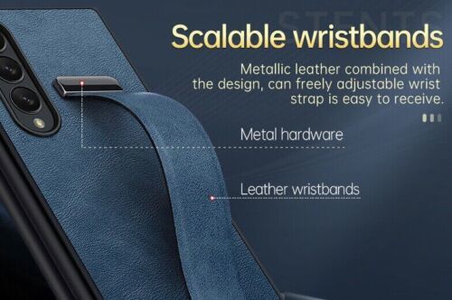 For Samsung Galaxy Z Fold 4 3 5G Shockproof Flip back hard Leather Case cover - $83.64