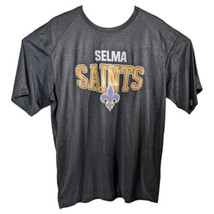 Selma Saints Teachers Shirt Adult Size XL Gray #8 BSN Alabama Football Lot of 2 - £25.20 GBP