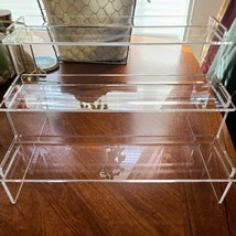 Acrylic Display Risers, 9.5&#39;&#39; Perfume Organizer Clear Riser  9.5x6 inch - $18.71