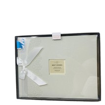 MARA-MI Best Wishes Wedding Guest Book with photo window Color: Ivory - £23.34 GBP