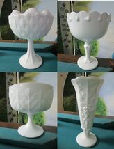 Footed Compote -Duette- Pattern Indiana  Glass- Westmoreland Pick 1 - $38.00