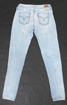Levi’s 535 Juniors Legging Light Wash Blue Super Skinny Jeans 7 M 952A - £19.13 GBP