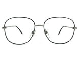 Vintage Cazal Eyeglasses Frames MOD.714 COL.43 Blue Silver Oversize 56-1... - $83.93