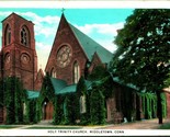 Holy Trinity Church Building Middletown Connecticut CT 1948 WB Postcard C6 - $3.91