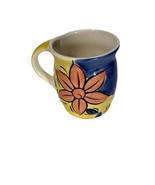 VTG Rare Hand Painted Floral Design Coffee Tea Cup Mug Exclusively Burge... - $116.59