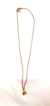 Signed Alisa Michelle Women&#39;s Fashion Charm Necklace Arrow on Charm Gold Tone - £7.99 GBP