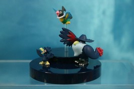 Takara Tomy Pokemon Zukan DP6 1/40 Scale Real Figure Chatot Murkrow Honchkrow - $69.99